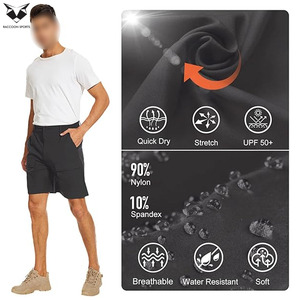 2026 Trendy Product OEM Service Fishing Shorts Waterproof Tactical Cargo Shorts Breathable Performance Fishing Clothing for Men - Product Image 4