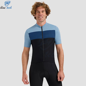 Maillot de cyclisme pour hommes, respirant, séchage rapide, écologique, antibactérien, en polyester, vêtements de vélo de route, design personnalisé, transfert thermique - Product Image 6