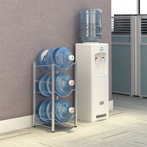 Portabottiglie a 3 livelli in acciaio inox resistente per dispenser d'acqua da cucina - Product Image 2