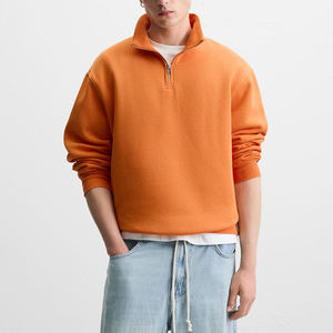 Custom Men's 100% Cotton <b>Zip</b> Up Hoodie Full Zipper Sweatshirt Casual Streetwear Custom Logo OEM ODM Wholesale - Product Image 1