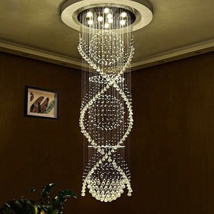 JYLIGHTING-escalera Interior <span class=keywords><strong>para</strong></span> comedor, candelabro de cristal led de lujo, personalizado, grande, moderno, <span class=keywords><strong>para</strong></span> sala de estar, hotel, boda, nórdico - Product Image 2