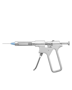 Seringue dentaire manuelle professionnelle en acier inoxydable avec anneau, cartouche aspirante réutilisable, certifiée chirurgicale, personnalisable - Product Image 1
