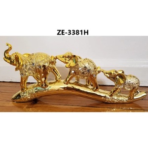 Escultura Metálica Hecha a Mano Inspirada en Aves, Chapada en Oro, ZAHID EXPORTS, Elegante Adorno Decorativo de Hierro para Hogares Modernos, Premium - Product Image 5