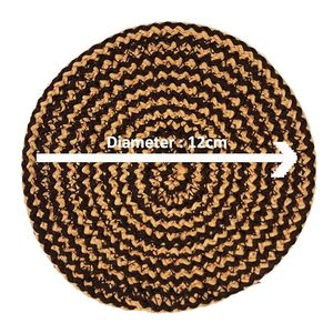 Polypropylene Round <b>Coaster</b> Durable NonSlip <b>Drink</b> <b>Coasters</b> <b>for</b> Home Office Dining Table - Product Image 3