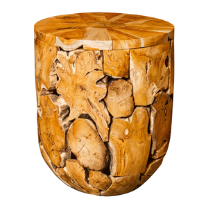 โต๊ะกาแฟไม้สักรากแท้ทำมือสุดหรูจาก ARTERRA พร้อมลายไม้ที่เป็นเอกลักษณ์ - Product Image 1