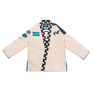 bjj gi suit lightweight durable cotton fabric pearl weave custom logo breathable training uniform for men women martial arts - Product Image 1