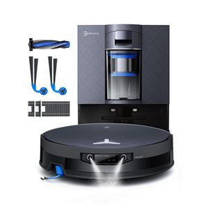 Robot Vacuum and <b>Mop</b> with 22000Pa Suction Stain Pretreatment Extendable <b>Mop</b> Roller - Product Image 1