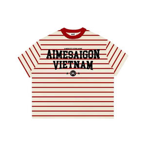 Camiseta Premium para Mujer, 220 g/m², 100% Algodón Tejido a Rayas |   Diseño de estampado de leopardo |   Grueso y Suave |   Colección de Invierno |   Sostenible - Product Image 2