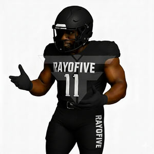 Uniforme de football américain sur mesure, 100% polyester, élégant, short, haute qualité, premium, antibactérien, séchage rapide - Product Image 4