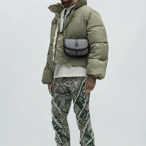 Custom Puffer Jacket <b>Bubble</b> <b>Coat</b> Thick Down Nylon Polyester Material Padded Winter Custom Puffer Jacket for Men's Customized - Product Image 4