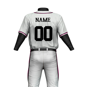 Uniforme de béisbol para equipos juveniles, adultos, escuelas y ligas. Uniforme de béisbol sublimado personalizado para entrenamiento. - Product Image 5
