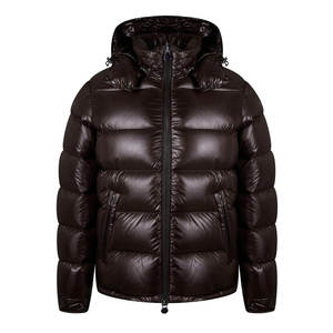 Factory Winter <b>Jacket</b> With Pockets Adjustable Hood Puffer <b>Jacket</b> Full Zip Closure Custom Logo - Product Image 4