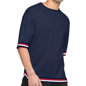 เสื้อยืดโอเวอร์ไซส์ผู้ชาย ผ้าคอตตอนหนานุ่ม คุณภาพสูง ดีไซน์ใหม่ เรียบง่าย รับสกรีนโลโก้ - Product Image 5