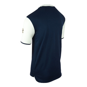 Conjunto de camiseta de fútbol roja y blanca para hombre, manga corta, cuello redondo, uniforme deportivo de poliéster de secado rápido para todas las estaciones - Product Image 6