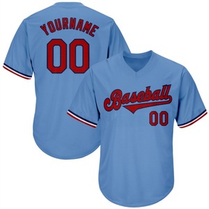 Maillot de baseball pour homme 100 % polyester, respirant et durable, qualité supérieure, personnalisable sur le devant pour équipe, vente en gros directe usine américaine - Product Image 5