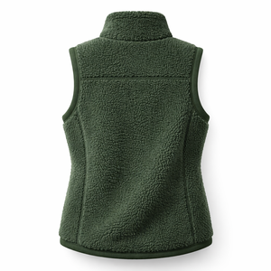 Gilet en polaire à poils longs pour femme en gros - Options personnalisées disponibles directement du fabricant - Product Image 2