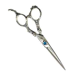 Ciseaux de coiffure professionnels en acier inoxydable, ciseaux de coupe de cheveux aiguisés, outil de coiffure de salon, poignée ergonomique, qualité supérieure - Product Image 4