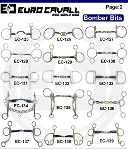 Bridas de acero inoxidable de alta calidad Bowman Segunda para caballos de equitación estilo western 2026 - Product Image 2