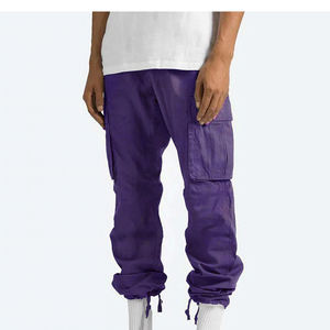 Customized Men's High Quality Sports Long <b>Cargo</b> Pants with Water-Proof Feature Safety Wear with Premium Pocket Style - Product Image 3