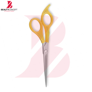 Produit phare : Ciseaux de barbier avec manche en plastique couleur or, en acier inoxydable, lames tranchantes, outil de salon - Product Image 4
