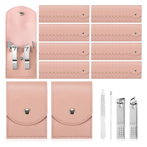 Portable Professional <b>Nail</b> Care <b>Kits</b> with Heavy Duty Stainless Steel Grooming Tools for Home and Travel Use - Product Image 1