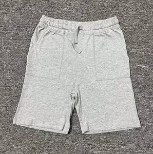 Pantalones Cortos Deportivos para Niños, a la Moda, de Verano, de Color Sólido, de Algodón Transpirable, de Secado Rápido, con Cintura Elástica y Bolsillos Activos - Product Image 5