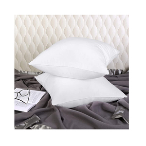 Almohada Cuadrada Blanca para Cama, Estilo Minimalista, Suave, Calidad de Hotel - Product Image 3