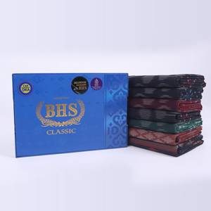 BHS Classic Gold DKA Sarong Lungi Lungi Pants for <b>Men</b> Mercerized Mix Breathable East Java Origin Prayer & Daily Use - Product Image 5