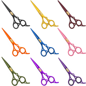 Ciseaux de coiffure professionnels de 6 pouces à faible MOQ, lame tranchante en acier inoxydable, réutilisables, durables, pour la coupe de barbe masculine, OEM - Product Image 6