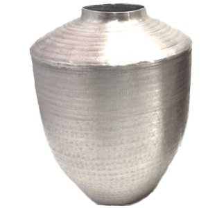 Vase à fleurs en aluminium Art Déco moderne, poli et brillant, fait main, de haute qualité, fabricant et exportateur en gros - Product Image 2