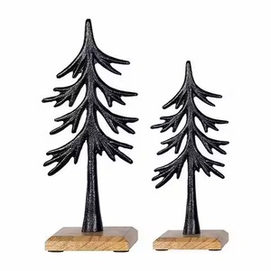 Decorative Holiday Tabletop <b>Christmas</b> <b>Tree</b> Metal Accent for Home and Office Decoration - Product Image 4