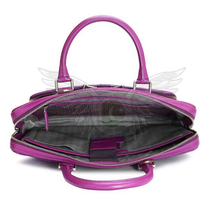 Bolso de Piel Genuina para Portátil WINGS APPAREL, Casual, Resistente, para Viajes de Negocios, con Correa para Hombro, Personalizable, para Uso Diario - Product Image 3