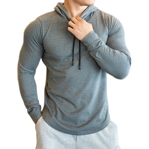 Camisetas de Rendimiento de Marca Personalizada, Nueva Llegada 2022, Sudaderas con Capucha para Hombre, Sudaderas de Secado Rápido para Gimnasio y Fitness - Product Image 1
