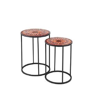 New Arrival Enamel Finish Excellent Quality Metal Made Black Color Powder Coated Luxury <b>Nesting</b> <b>Tables</b> In Lowest Price - Product Image 3