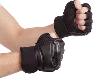 Guantes de MMA Rosas con Logotipo Personalizado, Guantes de Grappling, Guantes Profesionales de Artes Marciales para Sparring, Entrenamiento de Boxeo con Palma Abierta para Mujer - Product Image 5