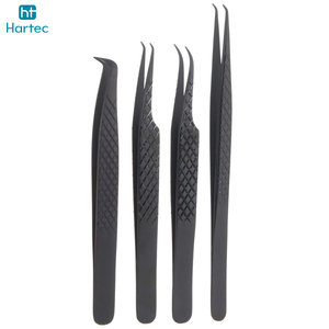 Best Supplier New Trendy Customized Made High-Precision Salon-Grade Pointed Stainless Steel Eyelash Extension and Volume Tweezer - Product Image 2