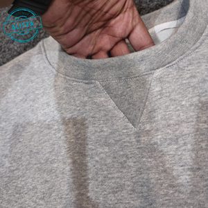 Sweat à capuche unisexe personnalisé avec logo perlé, 100 % coton, molleton automne-hiver, col rond décontracté, manches longues, broderie 3D - Product Image 3