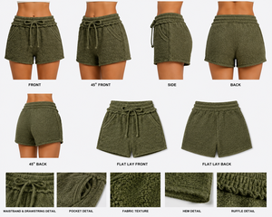 Shorts en molleton personnalisés pour hommes, shorts de sport en coton, vêtements décontractés pour la gym et l'entraînement, vente en gros - Product Image 5