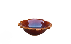 Tazón de Cerámica con Forma de Flor, Esmalte Celadón, Diseño Vintage, Apto para Lavavajillas, Vajilla para Uso Diario - Product Image 2