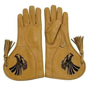 Guantes de Cetrería de Alta Calidad con Diseño Nuevo y Moderno, Precio al por Mayor, Servicio OEM ODM, Resistentes, con Logotipo Bordado Personalizado - Product Image 1