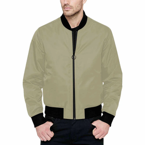 Nylon <b>Jacket</b> Fleece <b>Jacket</b> with <b>Suede</b> Bomber Premium Custom Bulk Winter Outerwear for Fashion Brands - Product Image 4