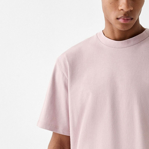 T-shirts pour hommes à col rond, manches courtes, coupe ample, 100% coton, tissu tricoté, style décontracté chic, séchage rapide, respirant, personnalisable - Product Image 6
