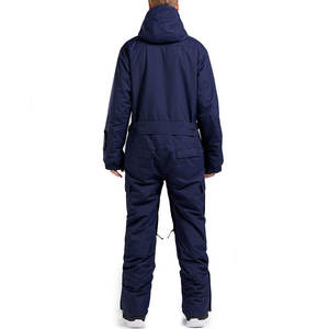 Professional <b>Waterproof</b> One Piece Men Ski Suit Windproof Thermal Jumpsuit Hooded Winter Outdoor Snowboard Wear Skiing <b>Overalls</b> - Product Image 4