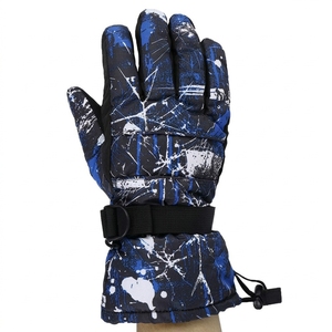 Gants de ski imprimés élégants, imperméables et thermiques pour les sports d'hiver en plein air - Product Image 3