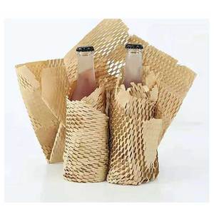 แผ่นกระดาษรังผึ้งพรีเมียมแบบขยายได้ ห่อหุ้มด้วยกระดาษคราฟท์ เป็นมิตรกับสิ่งแวดล้อม ใช้แทนพลาสติกสำหรับบรรจุภัณฑ์และการขนส่ง - Product Image 5