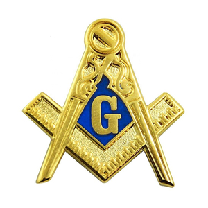 Factory Custom Logo Antique Plated Iron Metal Crafts Brass Lapel Pins for <b>Masonic</b> Anniversary Souvenirs and Promotional <b>Gifts</b> - Product Image 5