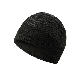 Wholesale 2025 Men's 100% Polyester Pullover Hat New High Quality Beanies Knit Beanie - Product Image 3