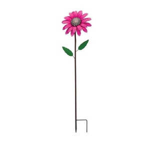 Estacas de Jardín Pintadas a Mano con Diseño de Girasol y Mariposa para Césped, Porche, Patio y Valla, Directo de Fábrica - Product Image 4