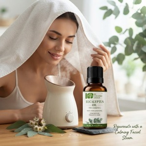 Aceite de Eucalipto de Grado Cosmético, Aceite Esencial de Eucalipto Globulus para Cuidado Personal, Fabricación de Jabón, Fragancia y Suministro a Granel - Product Image 3