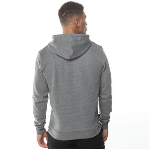 Sweat à capuche demi-zip confortable et respirant pour homme, à prix abordable, en velours 100% coton, avec impression par décharge, écologique, pour l'hiver, sur mesure - Product Image 5